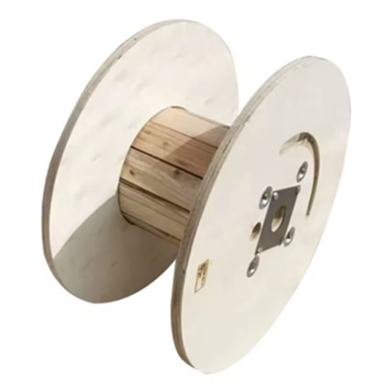 Wooden wire drum