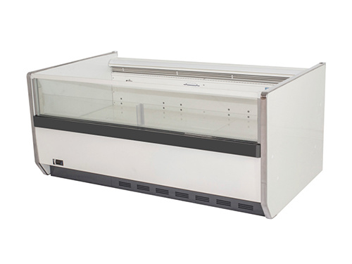 Flat-type refrigerated display case