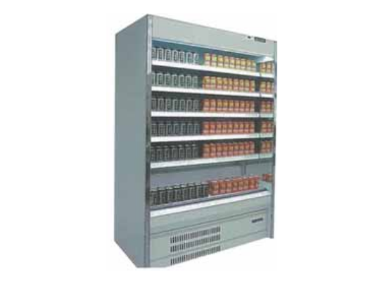 Shelf refrigerated display case