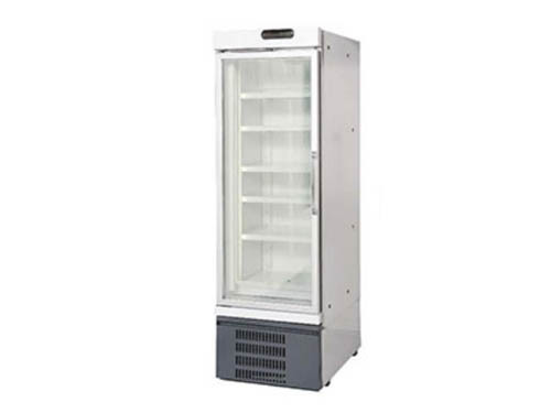Pull-door refrigerated display case