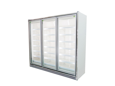 Pull-door display case
