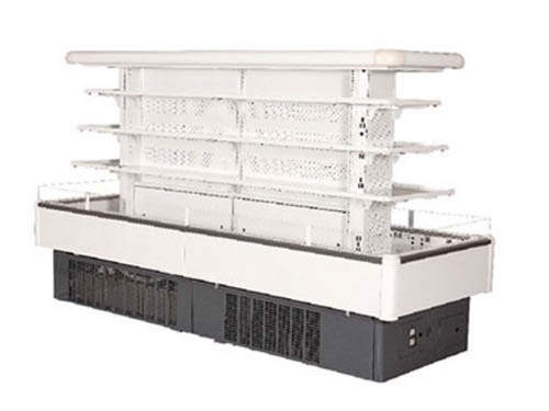 Shelf refrigerated display case