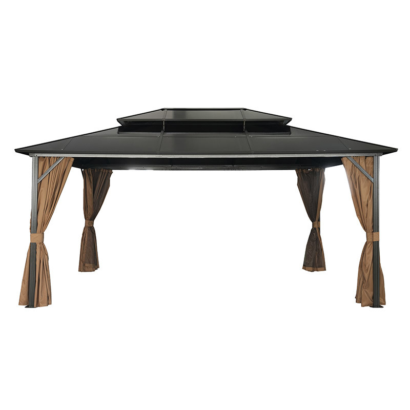 12X16 double roof sun canopy C