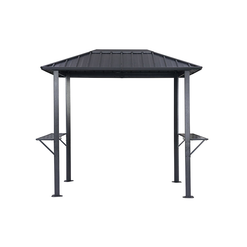 6×8 single top tin barbecue canopy