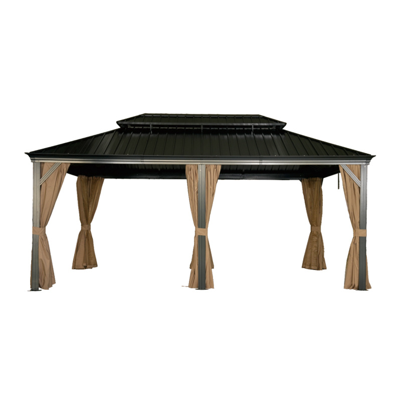 DLTB-8607 (12X20) Double-roof corrugated iron canopy