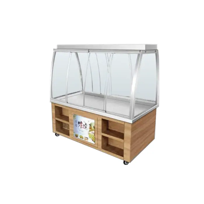 Deli fried food display cabinet