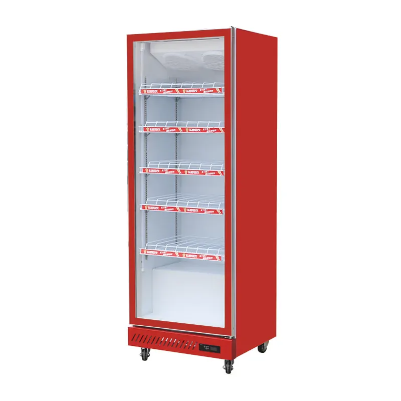 750 Single door beverage display cabinet freezer