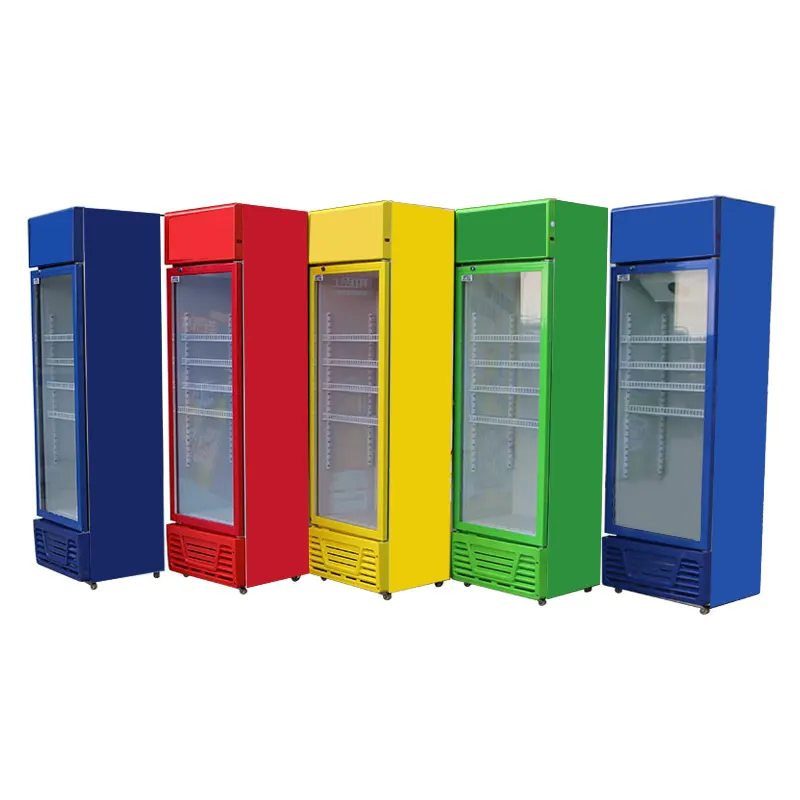 318 Single door beverage display cabinet freezer