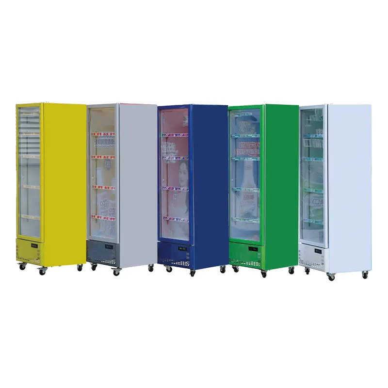 418 Single door beverage display cabinet freezer