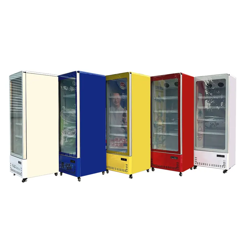 500 Single door beverage display cabinet freezer