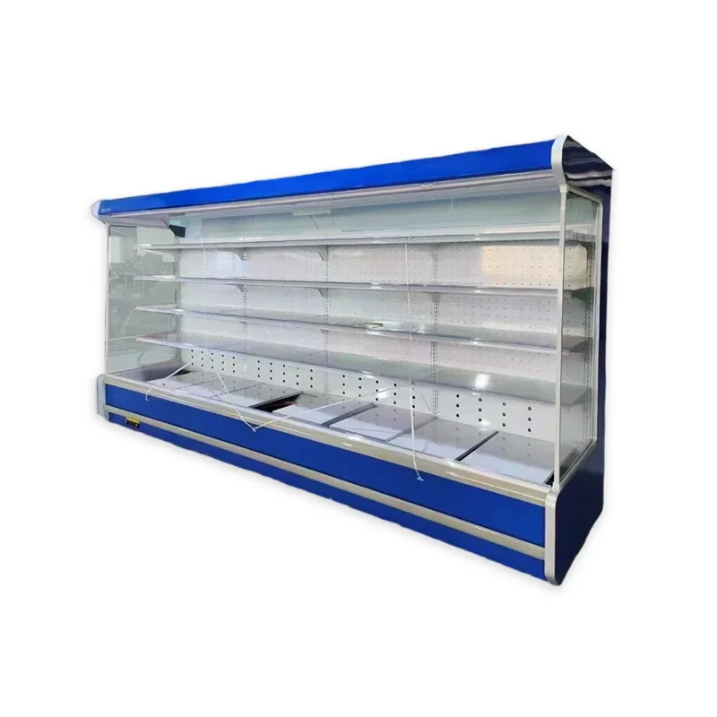 Air curtain refrigerated cabinet