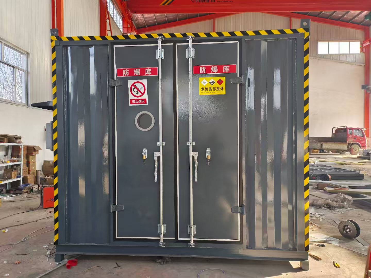 Hazardous waste room
