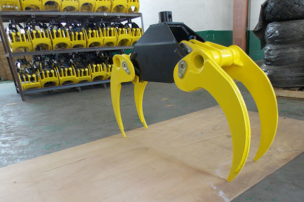 The working principle of the wood grabber