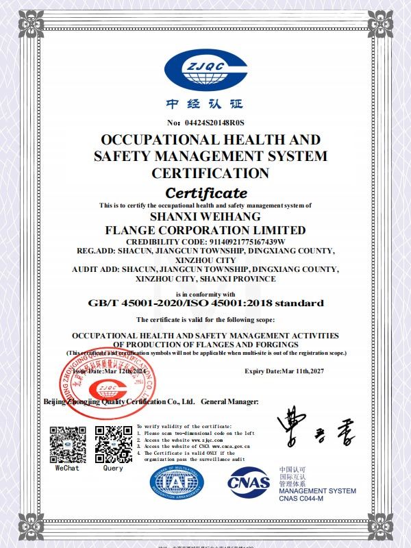 Occupational health and safety management system certification Occupational health and safety management system certification