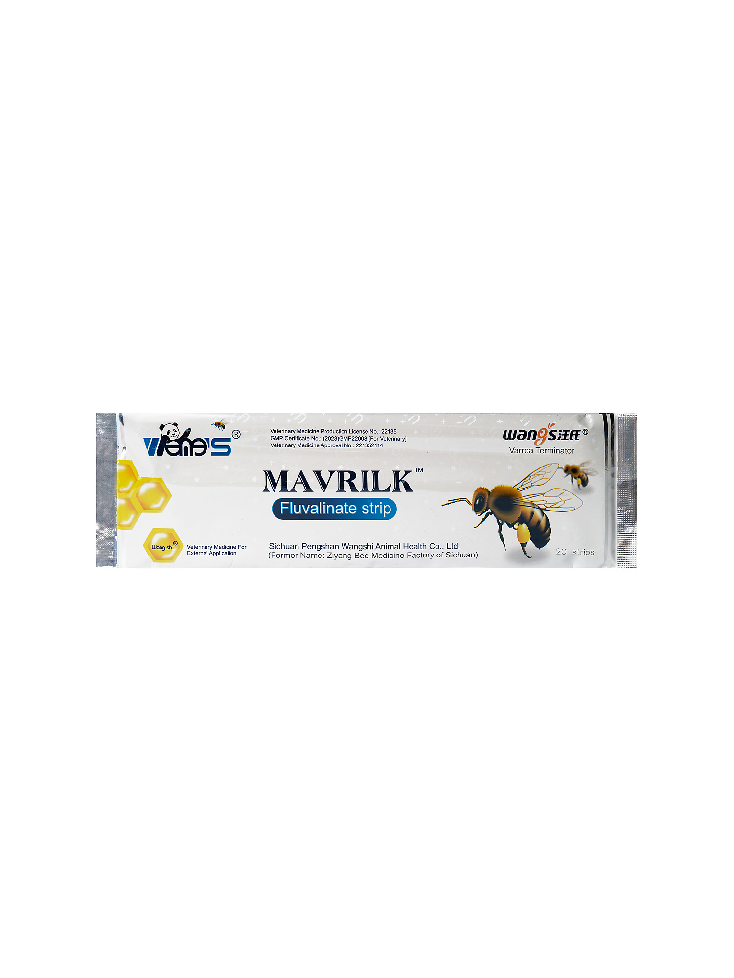 MAVRILK FLUVALINATE STRIPS, WANGSHI