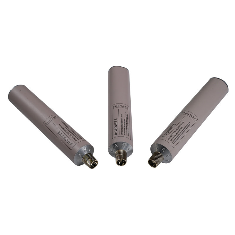 Empty pure aluminum extruded tube metal packing supplier