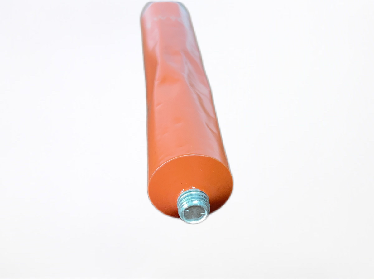 Shoulder coating process hand cream aluminum tube