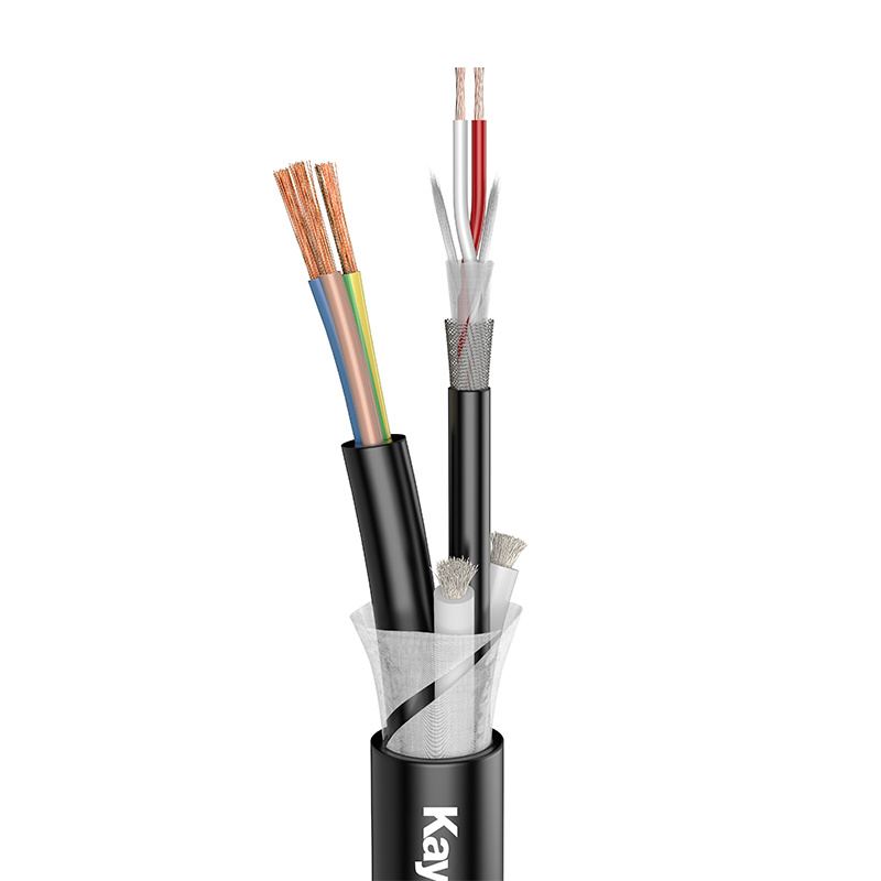 KH001-3P1D Hybrid Cable. 3x1.5mm² Power，1x2x0.25mm² DMX
