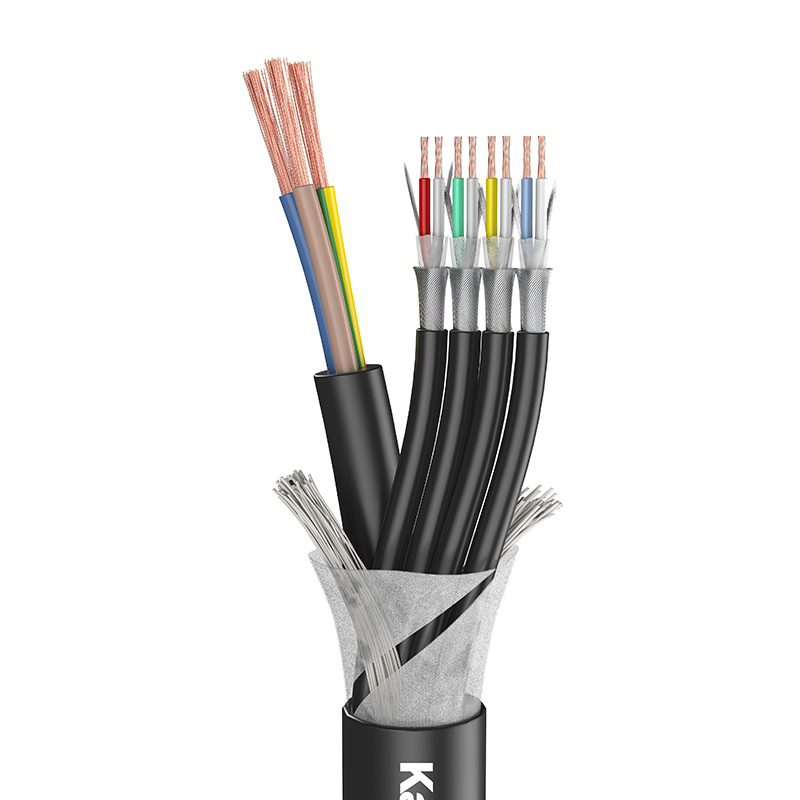 KH003-3P4D Hybrid Cable. 3x1.5mm² Power，4x2x0.14mm² DMX
