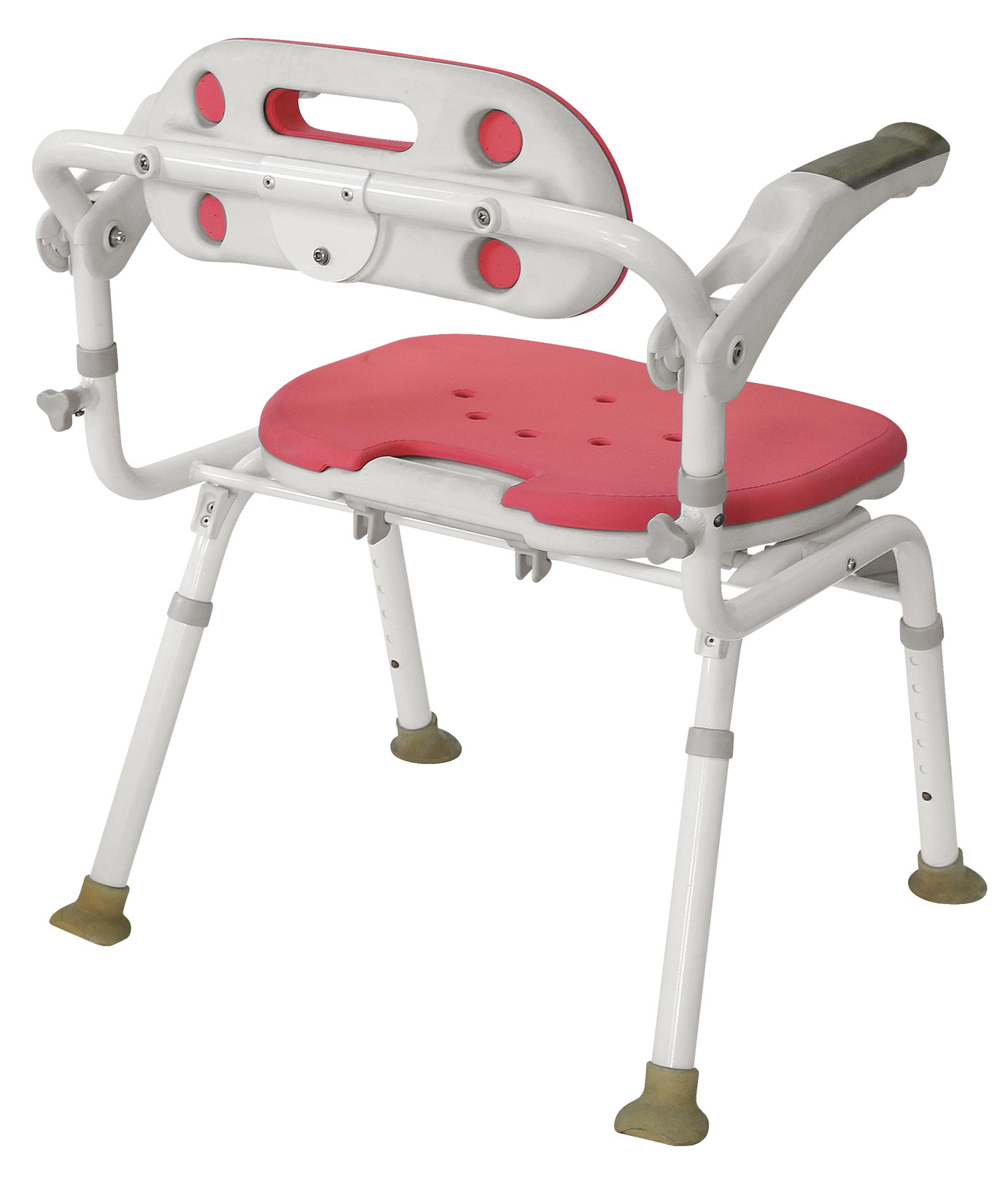Aluminum Shower Chair With Back