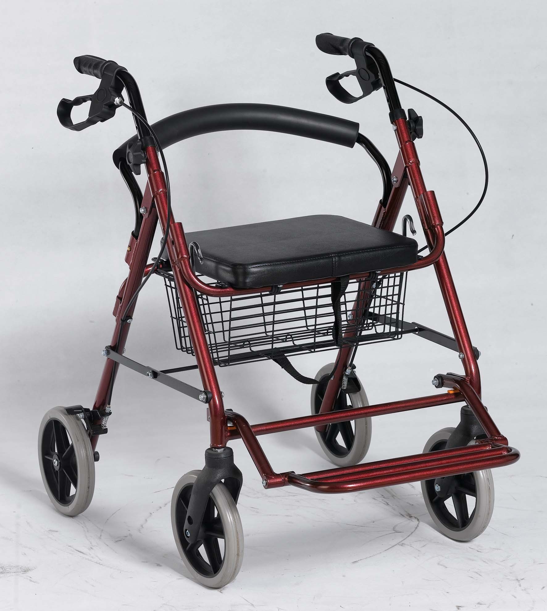 Aluminum Transport Rollator