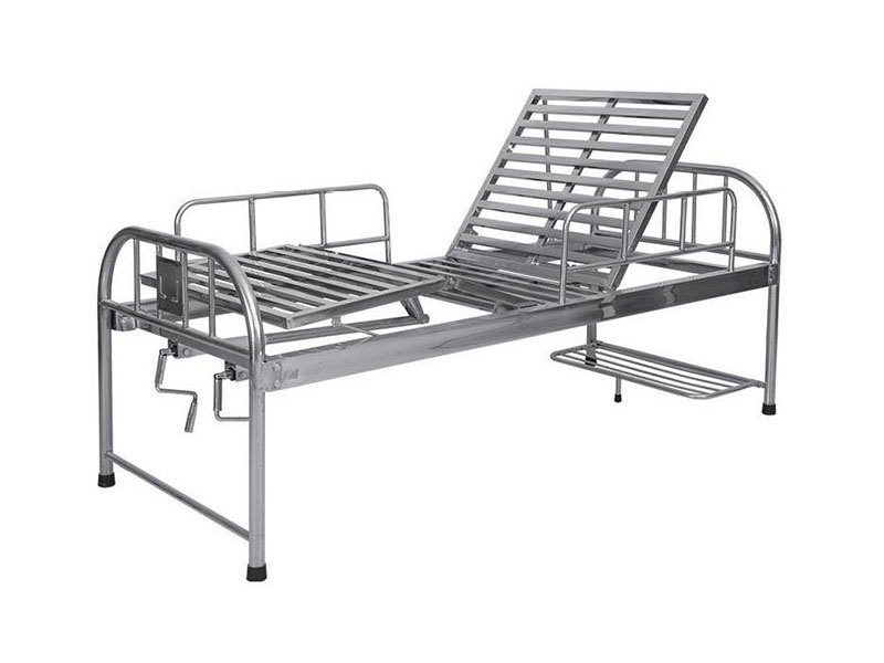 JD-DSY-05 Medical Double Crank Bed(stainless steel)