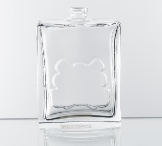 B0132-100 100ml engraved elegant square perfume bottle