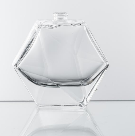 B0080-100 Hexagon shape parfum glass bottle 100ml