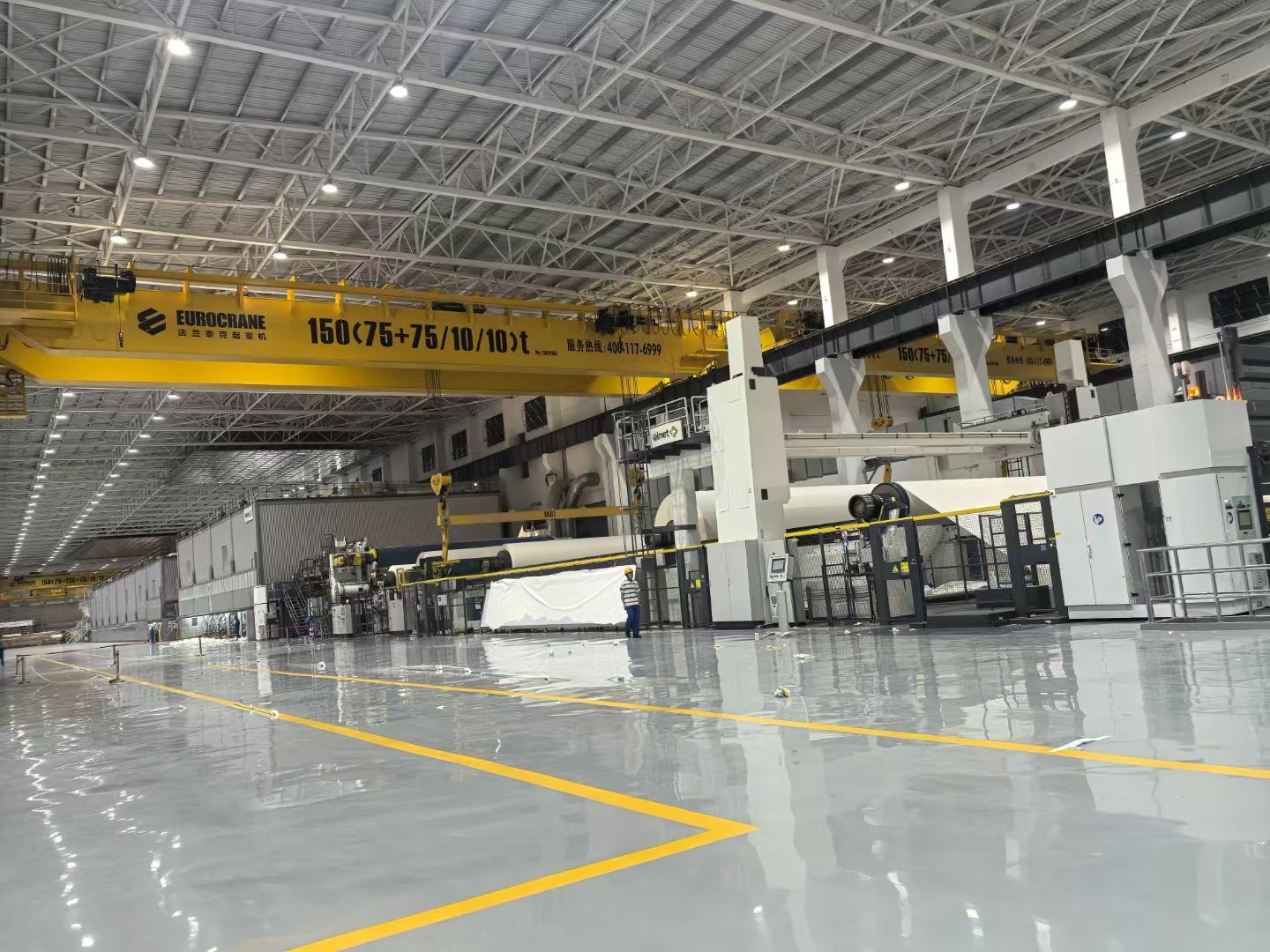 Jinbei Shell's technical exchange with Yueyang Linyi Paper: Doctor blade optimization and carbon fiber solutions