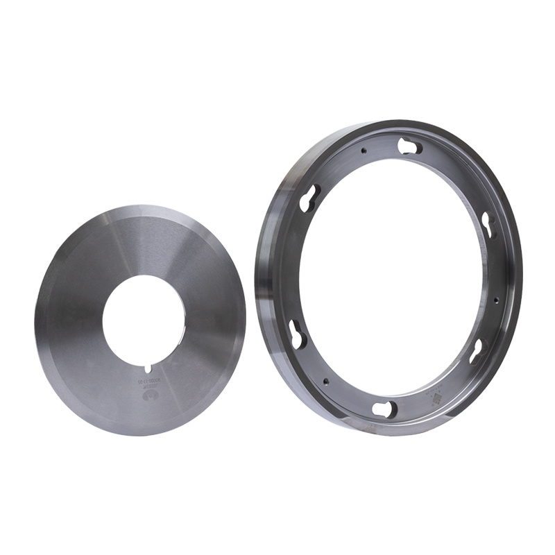 Upper and lower round scraper