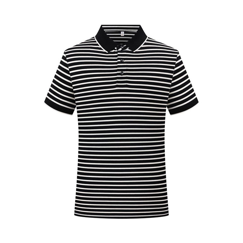 Striped short-sleeve polo shirt Striped short-sleeve polo shirt