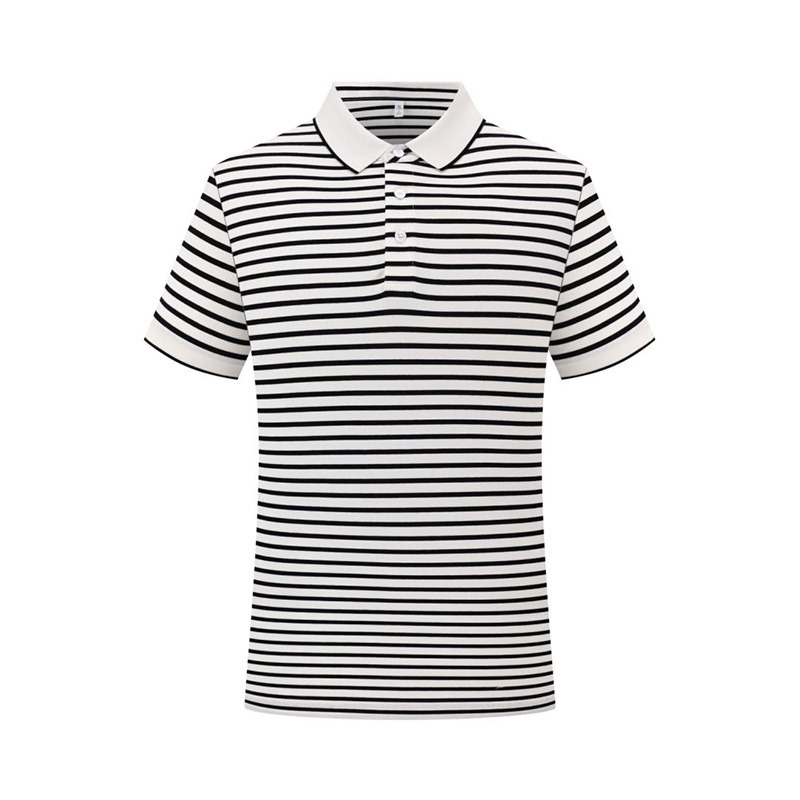Striped short-sleeve polo shirt Striped short-sleeve polo shirt
