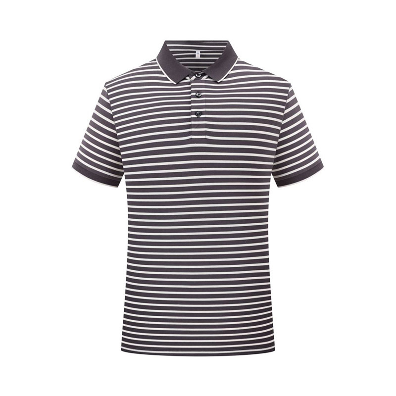 Striped short-sleeve polo shirt Striped short-sleeve polo shirt