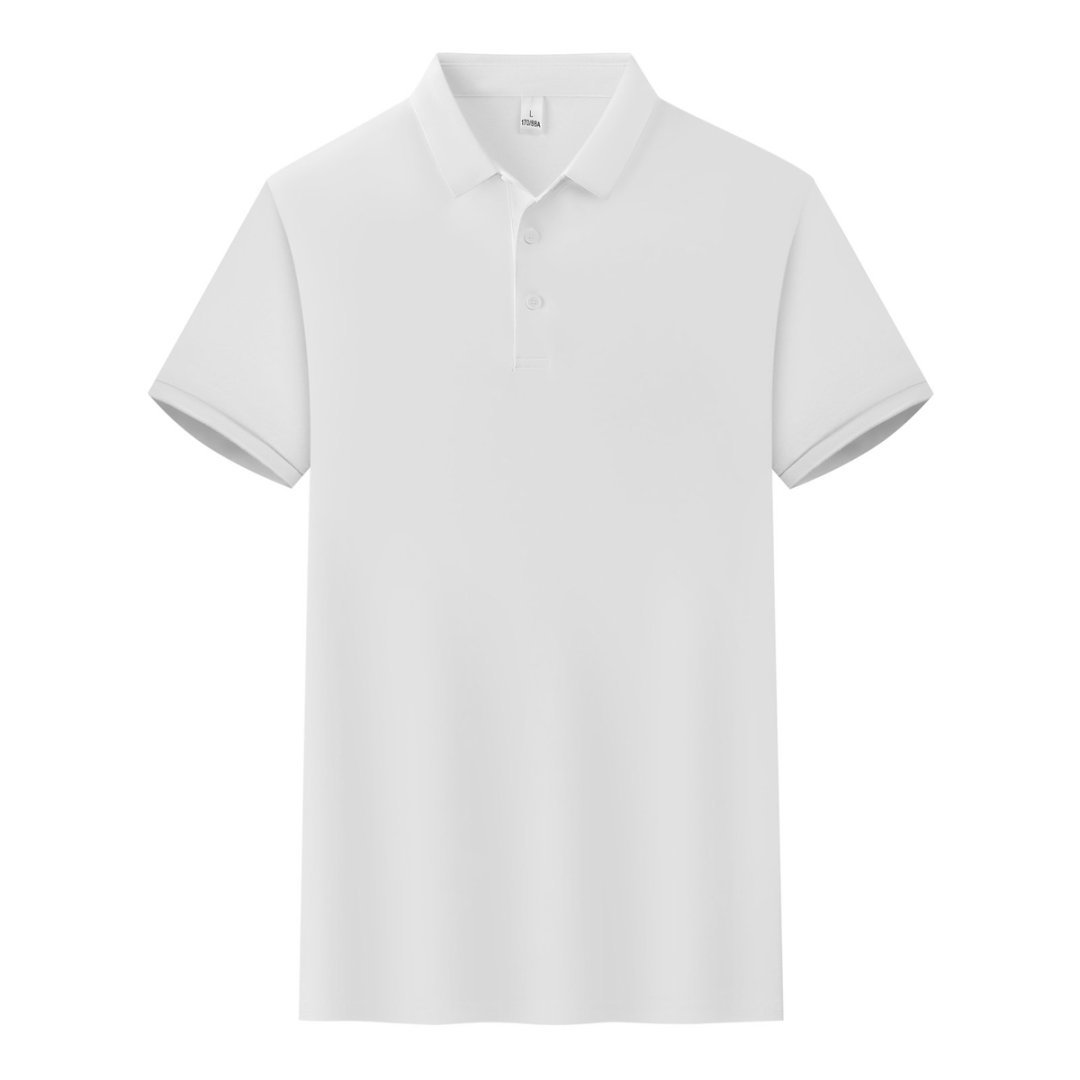 220g 60% cotton 40% polyester ice silk pique polo shirt 220g 60% cotton 40% polyester ice silk pique polo shirt