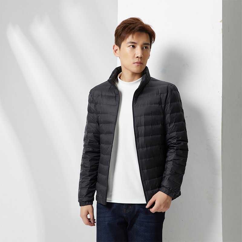 90 gray duck down autumn and winter new men's and women's couple down jacket with stand collar, lightweight casual warm coat 90 gray duck down autumn and winter new men's and women's couple down jacket with stand collar, lightweight casual warm coat