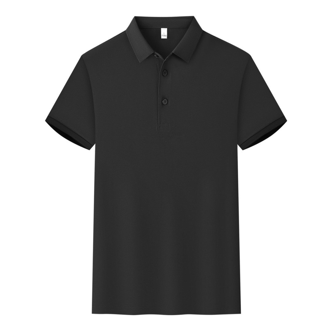220g 60% cotton 40% polyester ice silk pique polo shirt 220g 60% cotton 40% polyester ice silk pique polo shirt