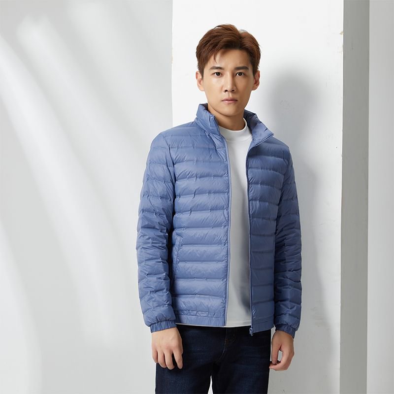 90 gray duck down autumn and winter new men's and women's couple down jacket with stand collar, lightweight casual warm coat 90 gray duck down autumn and winter new men's and women's couple down jacket with stand collar, lightweight casual warm coat