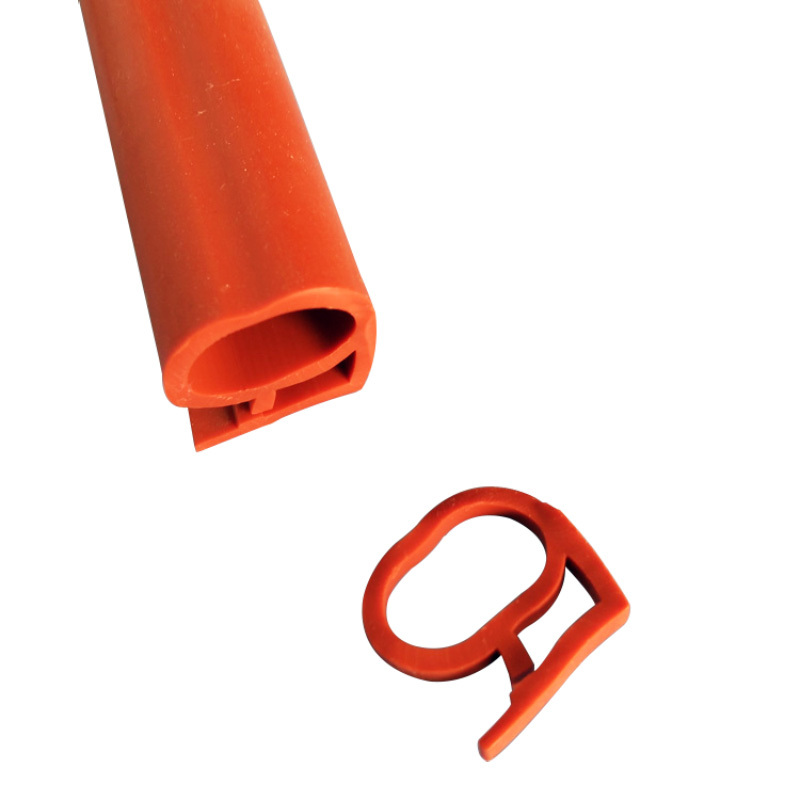 Special-shaped silica gel strip