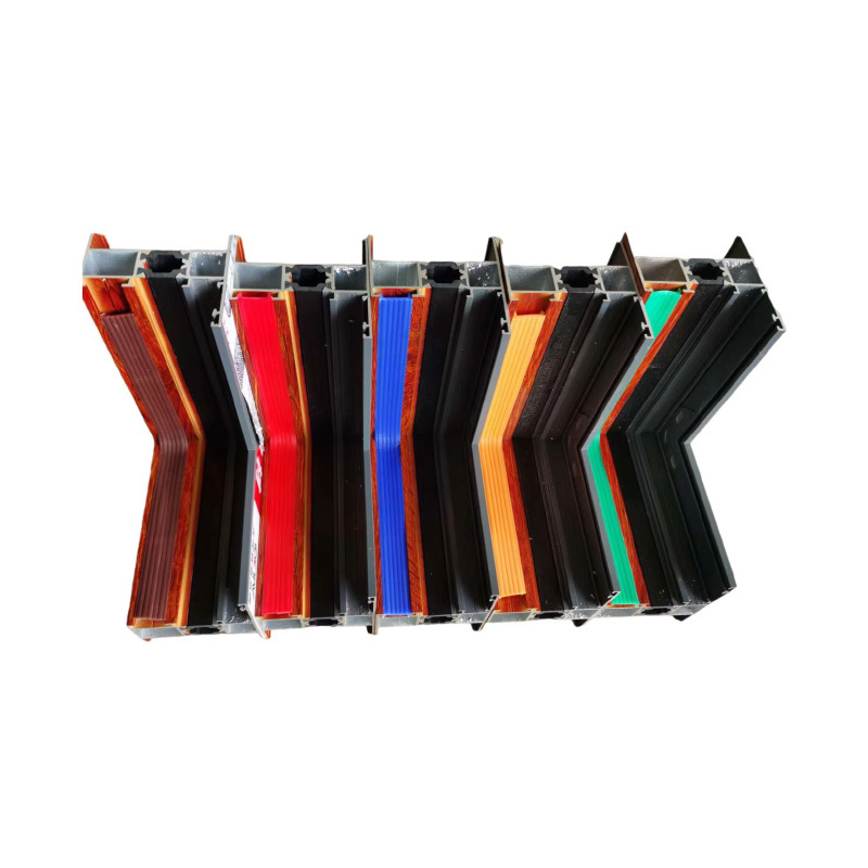 Dust-proof strip for broken bridge aluminum doors and windows