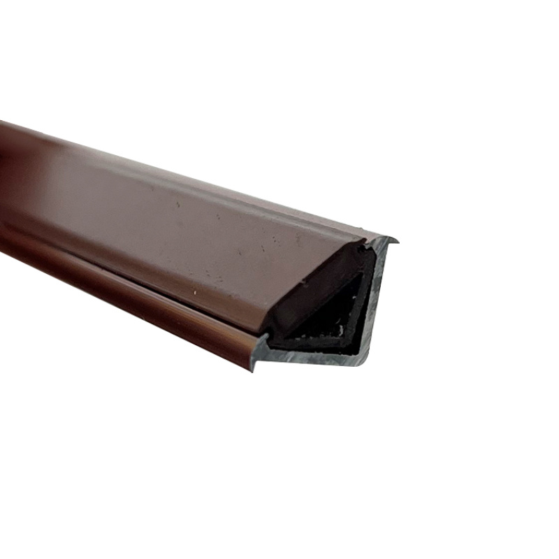 Magnetic suction strip for wooden door
