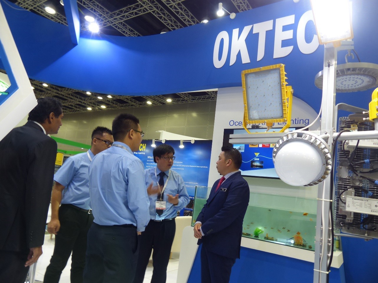 MITI Minister visited OKTECH at MOGSEC 2018
