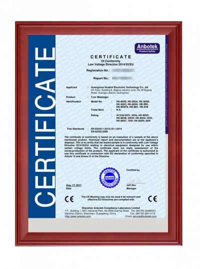 CE Certificate