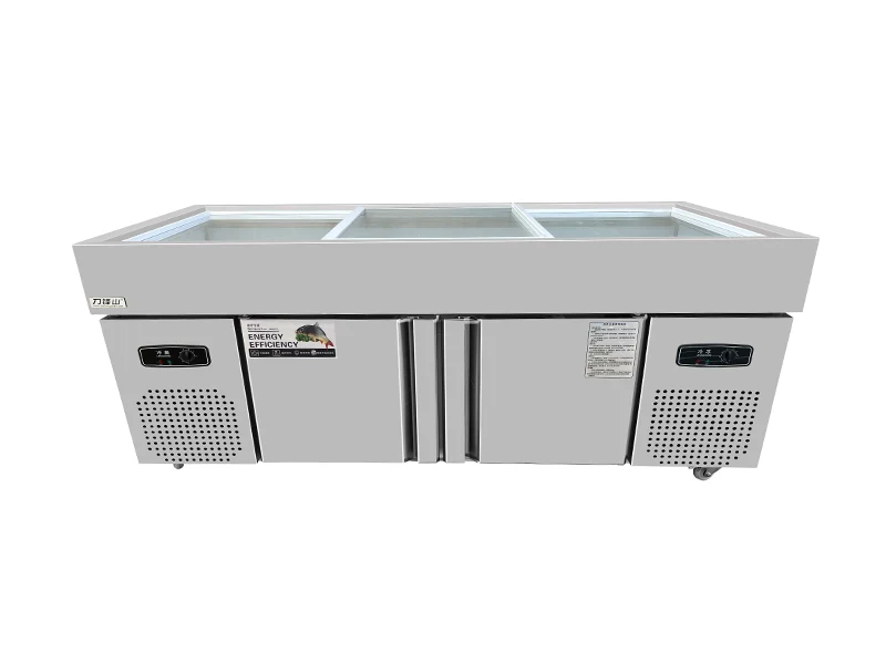 Seafood ice counter