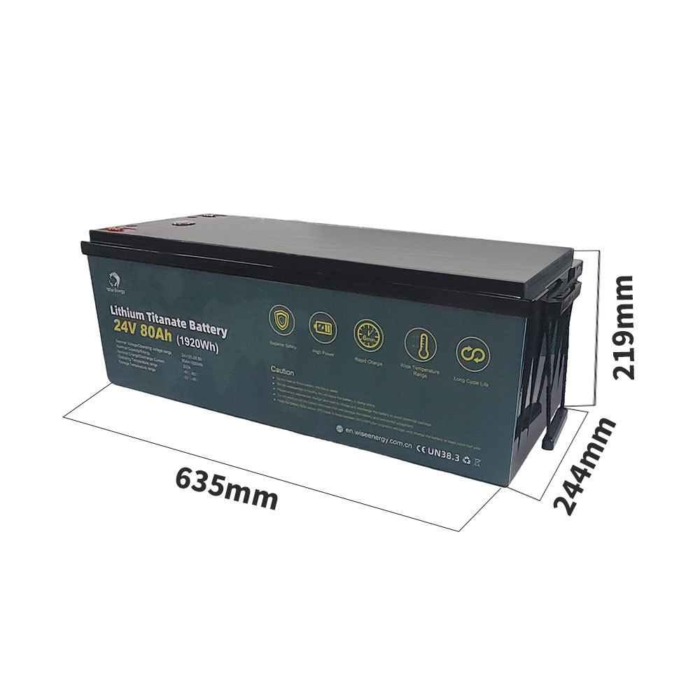 WE-LTO Starter Battery 24V 80Ah WE-LTO Starter Battery 24V 80Ah