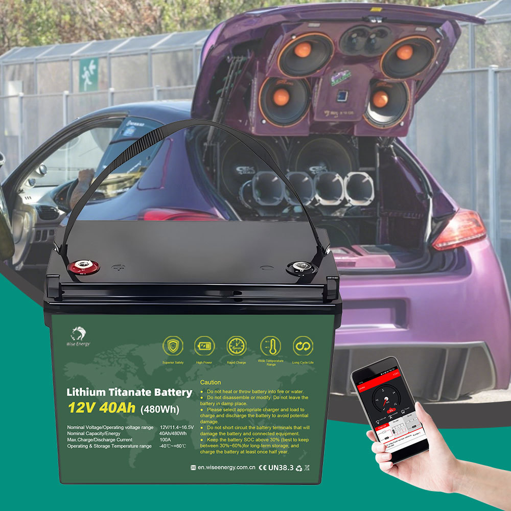 WE-LTO 12V 40Ah Battery Pack