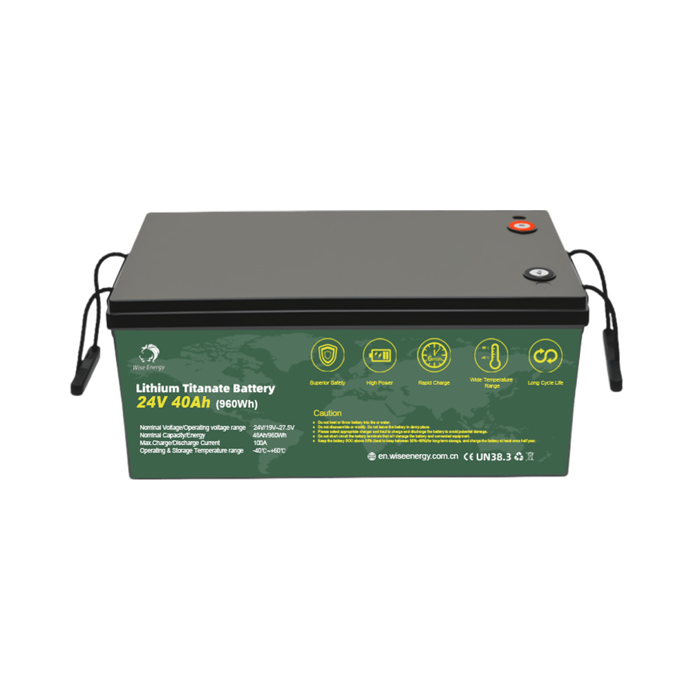 WE-LTO 24V 40Ah 11S1P Battery Pack