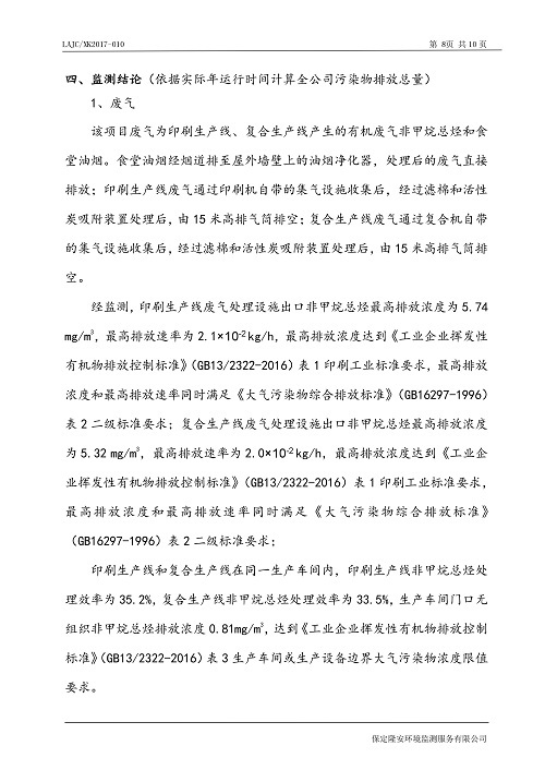 环保证书