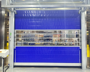 High speed spiral door