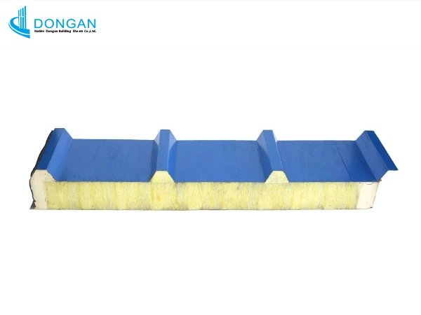 Glass wool sandwich panel (roof)