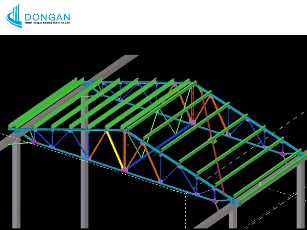 Triangular roof truss